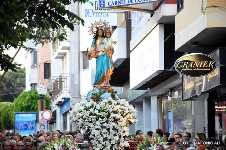 Imagen de la procesión del pasado año 2019/Antonio Alí.